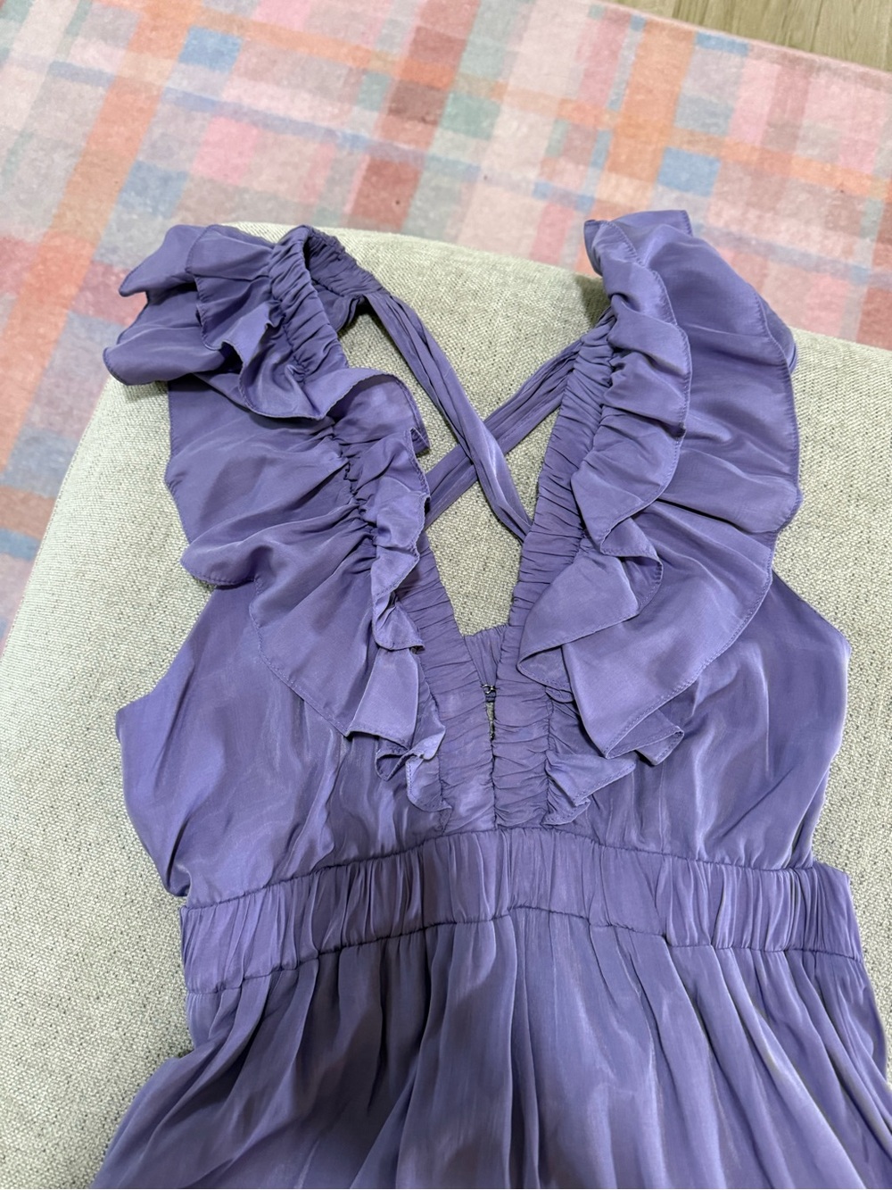 DO+BE Lavender High/Low Maxi Dress